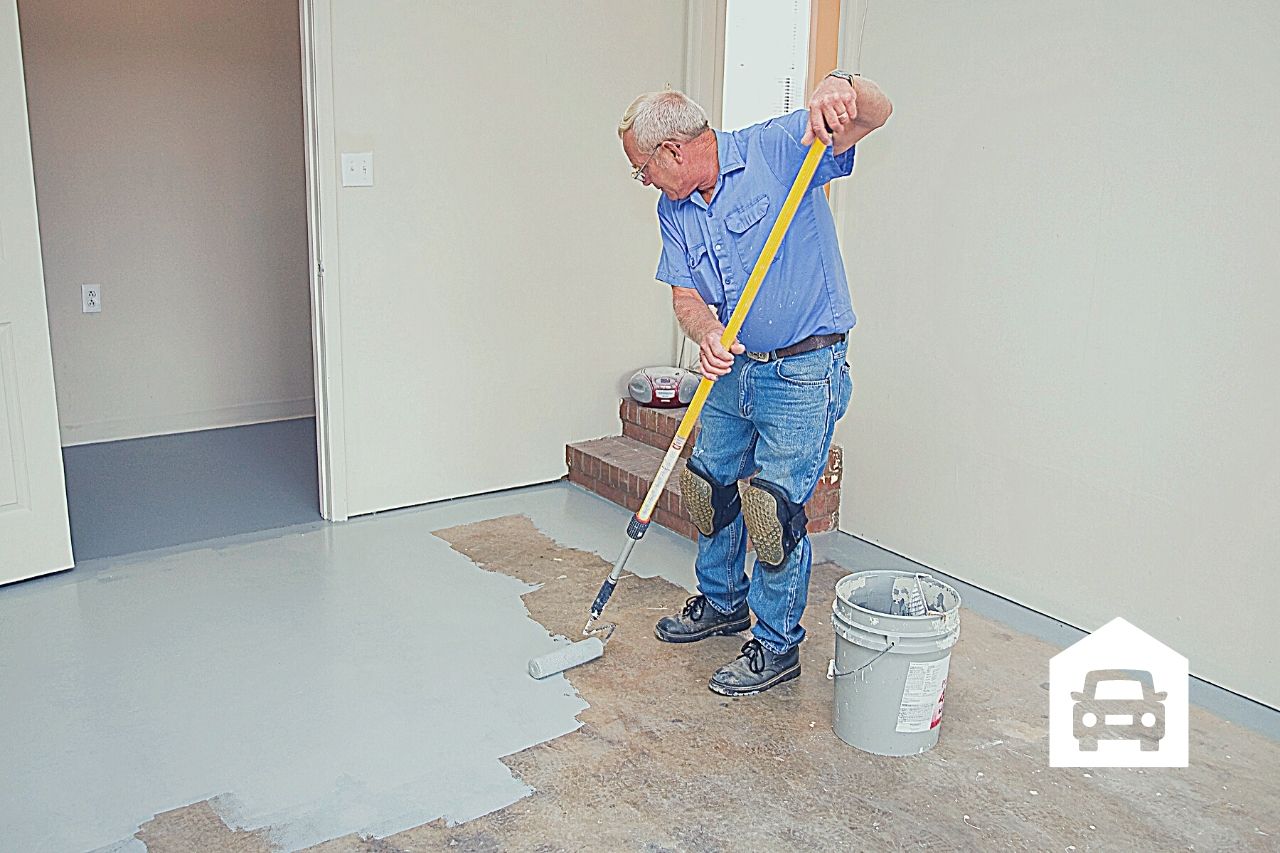 how to paint a garage floor that has been sealed